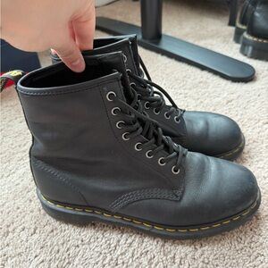 Dr. Martens 1460 rough leather lace up boots